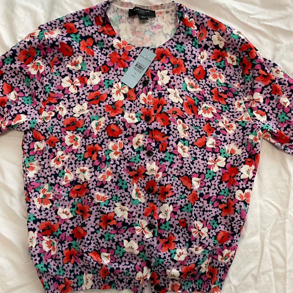 Short sleeve cardigan Ann Taylor